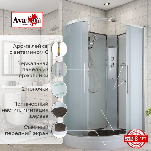 Душевая кабина EM2811RN без крыши