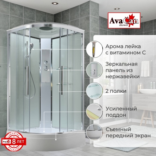 Душевая кабина EM3010T стандартная прозрачная