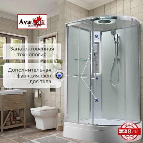 Душевая кабина EM3912LLEDT прозрачная