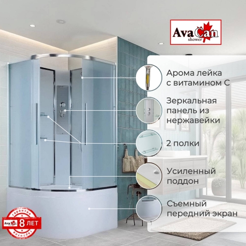 Душевая кабина EM5010N без крыши