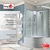 Душевая кабина EM5811LNT без крыши прозрачная