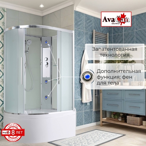 Душевая кабина EM5812RN без крыши