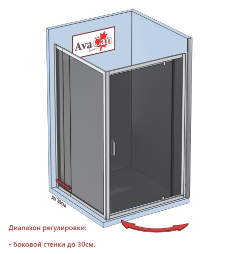 Душевое ограждение ARC80-1