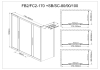 Душевой уголок AvaCan FB2 170-190  + SB100